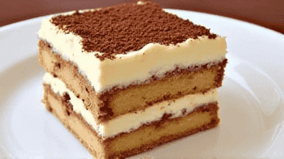 Easy Homemade Tiramisu Layers of CoffeeSoaked Ladyfingers Mascarpone Cream