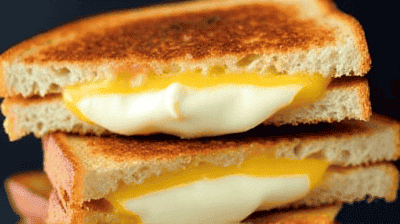 The Ultimate Grilled Cheese Sandwich 3 Cheese Blend Garlic Butter Crispy Sourdough Perfection