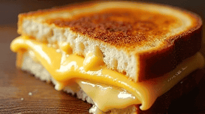 The Ultimate Grilled Cheese Sandwich 3 Cheese Blend Garlic Butter Crispy Sourdough Perfection